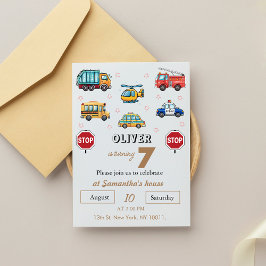 輸送誕生日 招待状