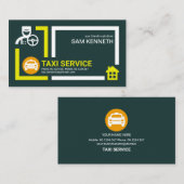 輸送路枠縁どタクシー輸送運転士 名刺 (正面/裏面)