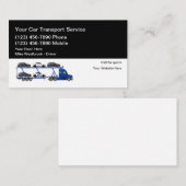 輸送車の自動車船モダン 名刺 (正面/裏面)