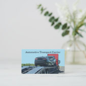 輸送車の自動車運送業者名刺 名刺 (スタンド正面)