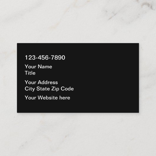 輸送車の車の運転者 名刺 (裏面)