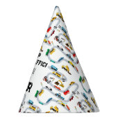 輸送車両交通ストップ誕生日 パーティーハット (右)