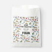 輸送車両交通ストップ誕生日 フェイバーバッグ (正面)