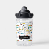 輸送車両車とトラック道路交通 ウォーターボトル (背面)