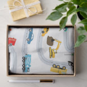 輸送車両車とトラック道路交通 薄葉紙 (ギフト)