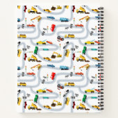 輸送車両車トラック子供のスケッチ ノートブック (裏面)