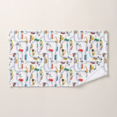 輸送車両車トラック道路ボーイズ バスタオルセット (ハンドタオル)