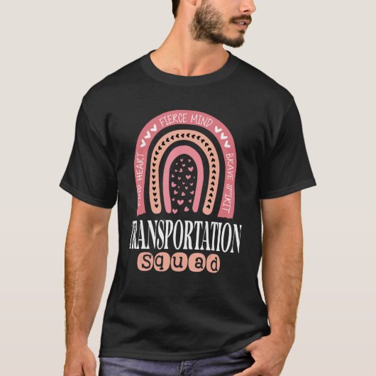輸送隊新学期バス乗務員月 Tシャツ (正面)