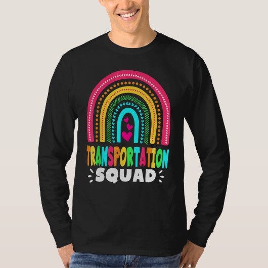 輸送隊新学期バス乗務員月 Tシャツ (正面)