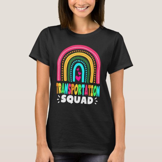 輸送隊新学期バス乗務員月 Tシャツ (正面)