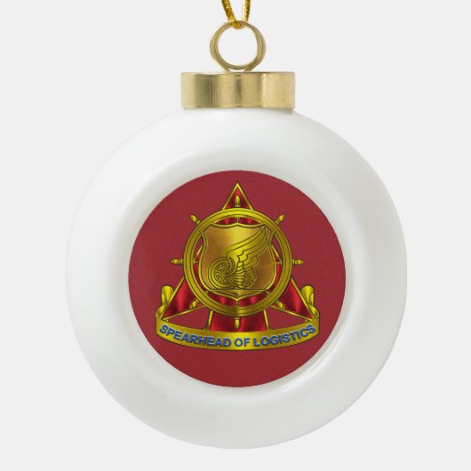 輸送隊 セラミックボールオーナメント (正面)