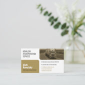 輸送・ロジスティック |トラックの名刺 名刺 (スタンド正面)