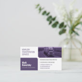 輸送・ロジスティック |トラック 名刺 (スタンド正面)