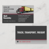 輸送・ロジスティック |トラック 名刺 (正面/裏面)