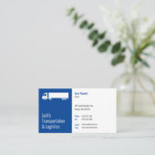 輸送・ロジスティック |ブルートラックビジネスCA 名刺 (スタンド正面)