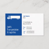 輸送・ロジスティック |ブルートラックビジネスCA 名刺 (正面)