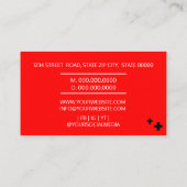 輸送・物流会社  名刺 (裏面)