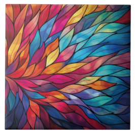 輻射ステンドグラス開花セラミックタイル タイル