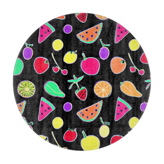 輻射トロピックネオン魔法 カッティングボード (正面)