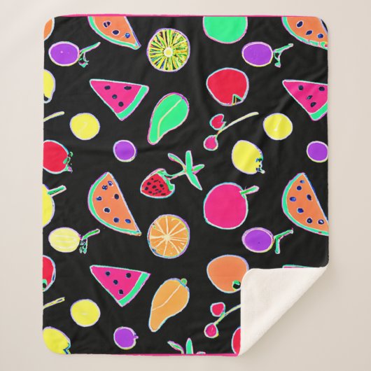 輻射トロピックネオン魔法 シェルパブランケット (正面)