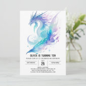 轟音おもしろいドラゴンアドベンチャー誕生日 招待状 (スタンド正面)