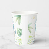 轟音かわいい男の子の恐竜の男の子の赤ちゃんシャワー 紙コップ (右)