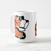 轟音が何となく可愛いタイガーマグ コーヒーマグカップ (正面左)
