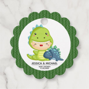 轟音これは恐竜の赤ちゃんシャワーである フェイバータグ