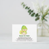 轟音これは恐竜の赤ちゃんシャワーの本ベビー エンクロージャーカード (スタンド正面)