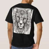 轟音するプライドザライオンズマーク Tシャツ (裏面)