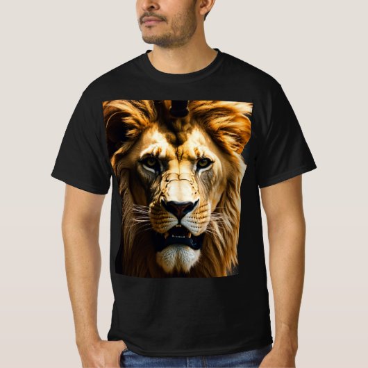 轟音するプライドザライオンズマーク Tシャツ (正面)