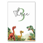 轟音のグッドタイム恐竜パーティー テーブルナンバー (裏面)