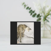 轟音のタイガー日本のアート ポストカード (スタンド正面)