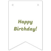 轟音の動物園の誕生日バンティングフラグ バンティングフラッグ (第2の旗)