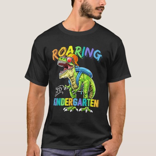 轟音の幼稚園レックス新学期B Tシャツ (正面)