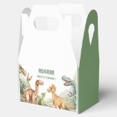 轟音の恐竜の誕生日パーティー フェイバーボックス (オープン)