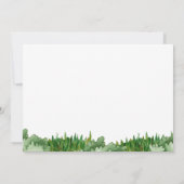 轟音の恐竜男女兼用の赤ちゃんシャワー 招待状 (裏面)