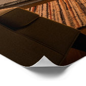 轟音の暖炉 ポスター (角)