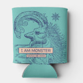 轟音の海モンスターズは実在クーラーボックスアクア 缶クーラー (裏面)