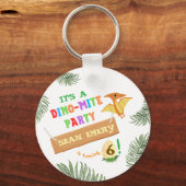 轟音の色：恐竜素晴らしの誕生日 キーホルダー (正面)