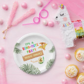 轟音の色：恐竜素晴らし誕生日招待状 ペーパープレート (パーティー)