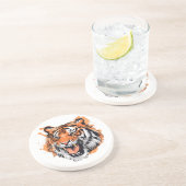 「轟音の虎のポートレート」 コースター (側面)