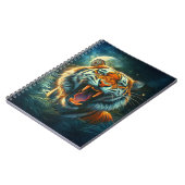 轟音の虎の月に照らされたジャングル ノートブック (左側)