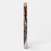 轟音の虎の水の色をパーソナライズ密集密林の動物 Case-Mate iPhoneケース (裏面/左)