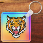 轟音の虎の頭–25818 キーホルダー (裏面)