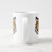 轟音の虎の頭–25818 ジャンボコーヒーマグカップ (裏面)