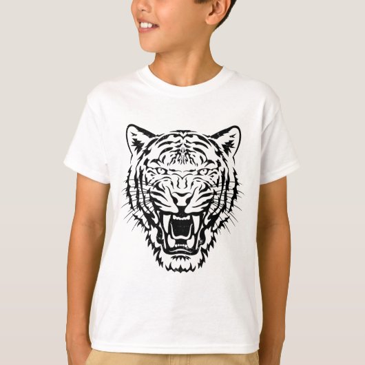 轟音の虎のTシャツ Tシャツ (正面)