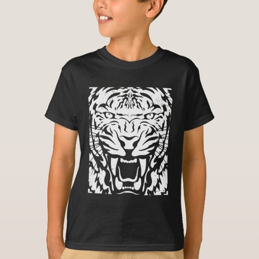 轟音の虎のTシャツ Tシャツ (正面)