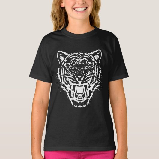 轟音の虎のTシャツ Tシャツ (正面)