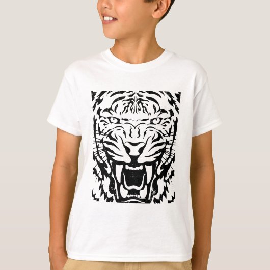 轟音の虎のTシャツ Tシャツ (正面)